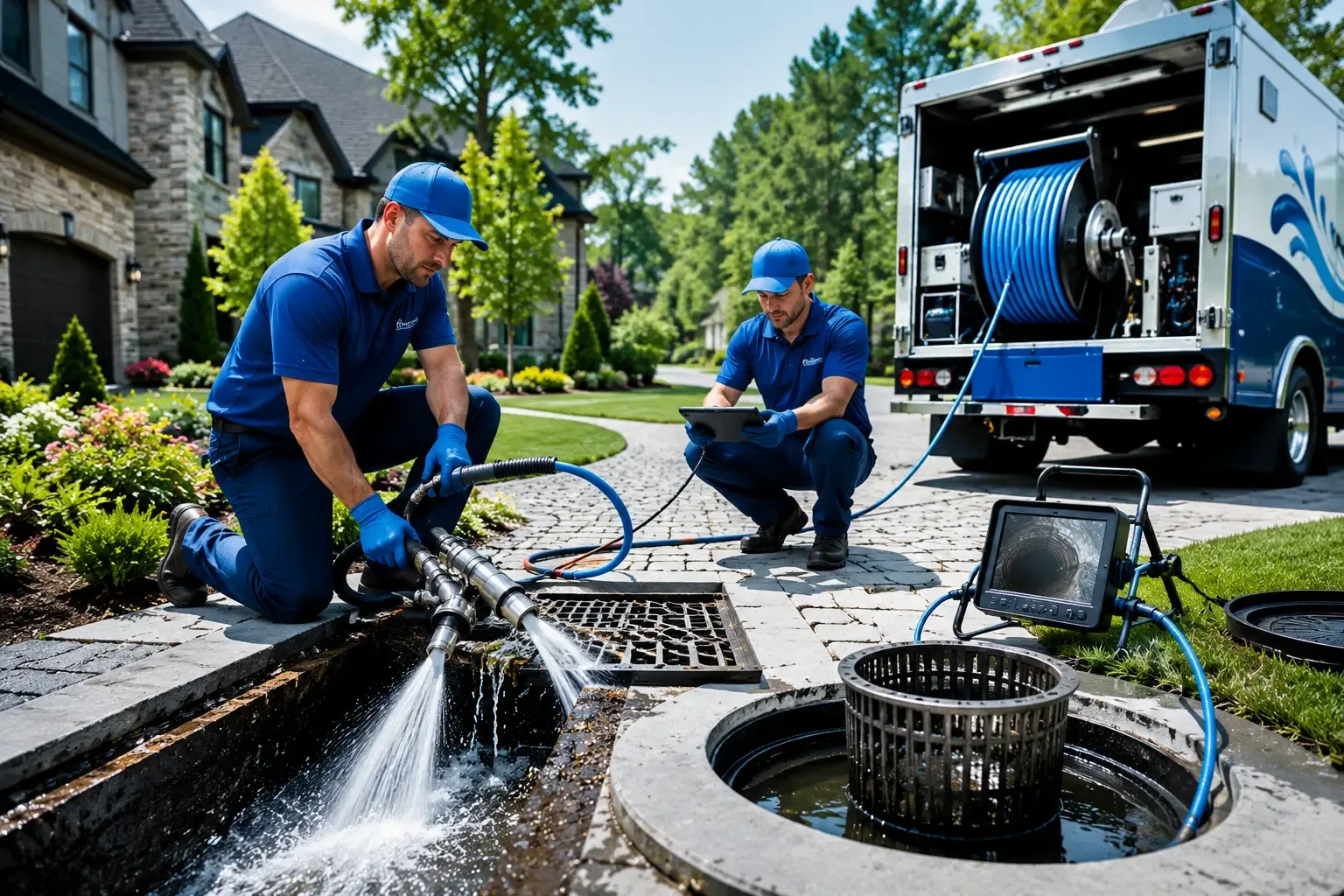 Local outdoor drain cleaning professionals in Latham, OH