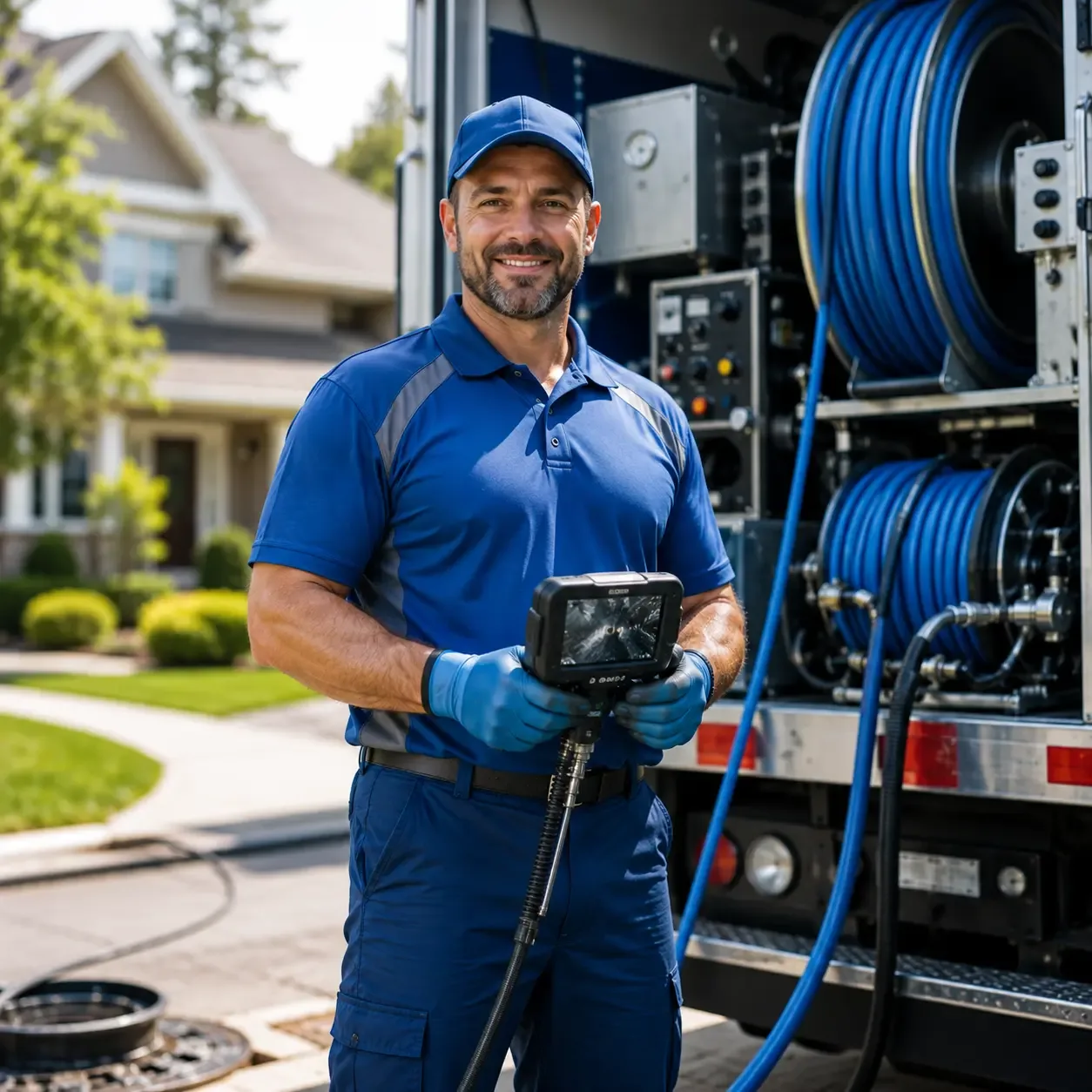 Local outdoor drain cleaning specialists in Latham, OH